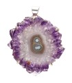 Colgante de Stalactite d’Améthyste en Argent Sterling 925 (28Y)