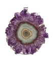 Amethyst Stalactite Pendant in 925 Sterling Silver (29Y)