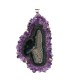 Colgante di Stalattite di Ametista in Argento Sterling 925 (30Y)