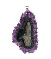 Colgante de Stalactite d'Améthyste en Argent Sterling 925 (30Y)