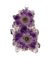 Colgante de Stalactite d’Améthyste en Argent Sterling 925 (31Y)