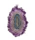 Colgante de Stalactite d’Améthyste en Argent Sterling 925 (32Y)