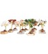 Confezione da 12 mini alberi con base in agata