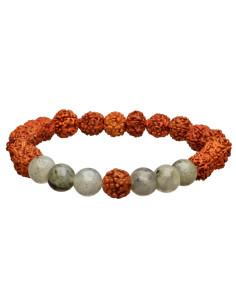 Pulsera de Rudraksha com...