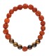 Pulsera de Rudraksha with Tiger Eye