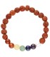 Pulsera de Rudraksha avec Chakras
