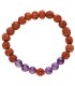Pulsera de Rudraksha with Amethyst