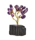 Árbol Mini de Amatista con Base de Turmalina