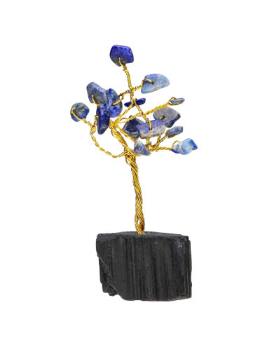 Arbre Mini en Lapis-lazuli avec Base...