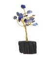 Mini Lapis Lazuli Tree with Tourmaline Base