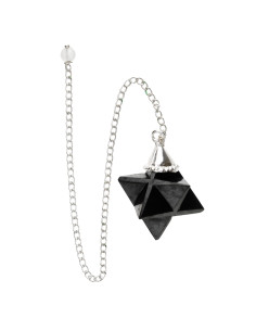 Shungite Pendulum with Merkaba