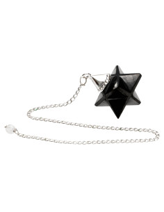 Shungite Pendulum with Merkaba 2