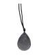 Thick Teardrop Shungite Pendant