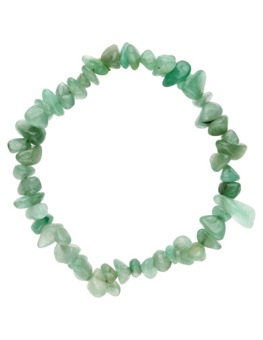 Green Quartz Chip Bracelet