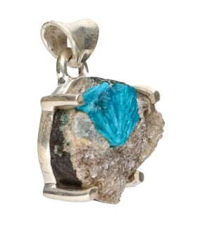 Colgante de Cavansita en Plata de Ley 925 (42Y)