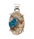 Colgante di Cavansite in Argento Sterling 925 (44Y)