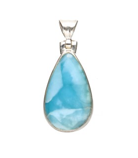 Colgante di Larimar in Plata de Ley 925 (55Y)