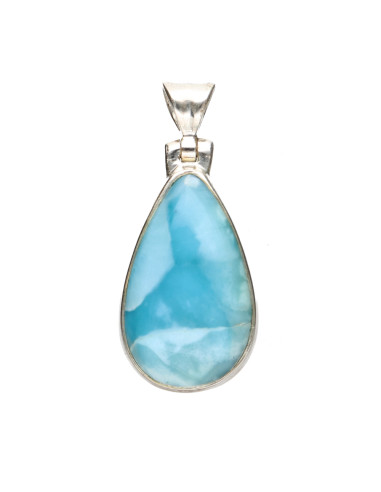 Colgante de Larimar en Plata de Ley...