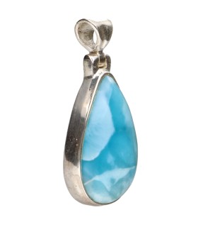 Colar de Larimar em Prata de Lei 925 (55Y)