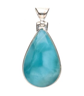 Colgante de Larimar in Sterling Silver 925 (58Y)