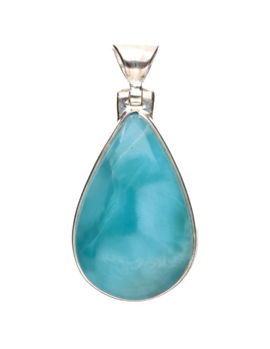 Colgante de Larimar en Plata de Ley...
