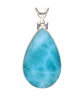 Colar de Larimar em Prata de Lei 925 (59Y)