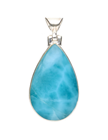 Colgante de Larimar en Plata de Ley...
