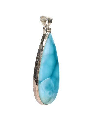Colgante de Larimar en Plata de Ley...
