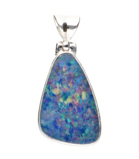 Colgante de Blue Opal in 925 Sterling Silver (65Y)