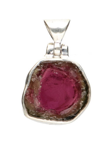 Colgante de Tourmaline Sandía en...