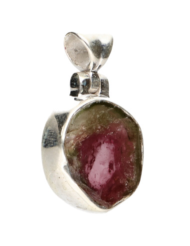 Colgante de Watermelon Tourmaline in...