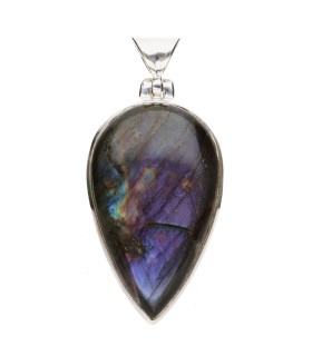 Colgante de Labradorite Morada en Plata de Ley 925 (84Y)