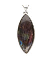 Colgante de Labradorita Morada en Argent Sterling 925 (85Y)