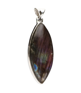Colgante di Labradorite Viola in Argento Sterling 925 (85Y)