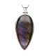 Colgante di Labradorite Viola in Argento Sterling 925 (86Y)