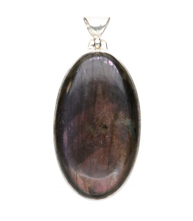 Colgante di Labradorite Viola in Argento Sterling 925 (95Y)