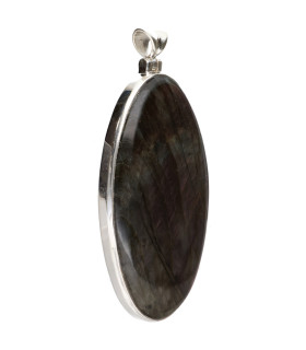Colgante de Labradorite Morada en Sterling Silver 925 (98Y)