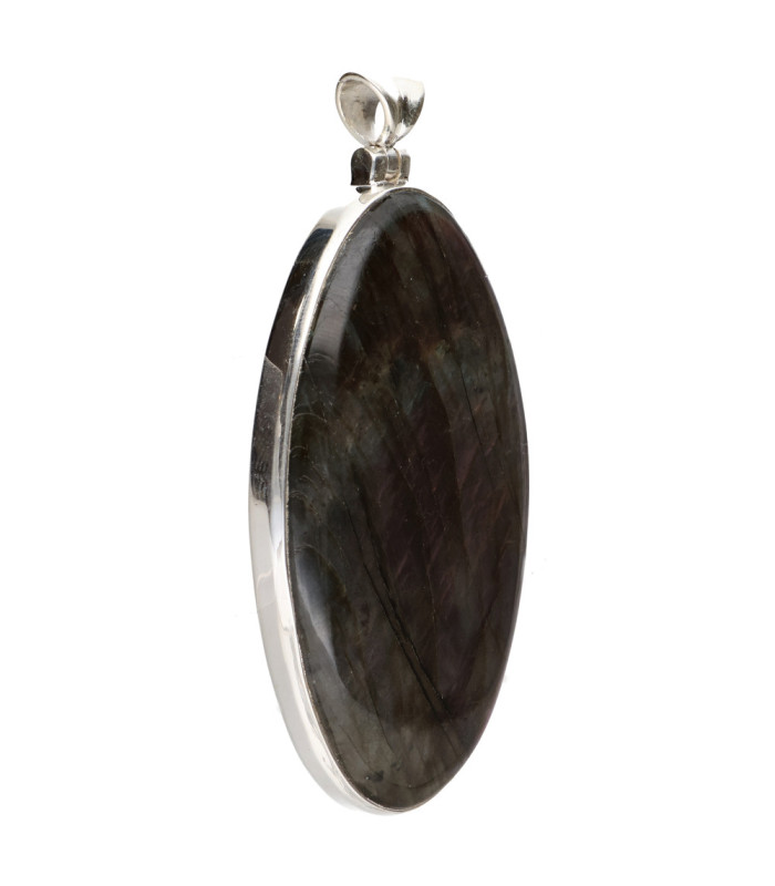 Colgante de Labradorite Morada en Sterling Silver 925 (98Y)