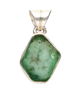 Colgante di Smeraldo in Argento Sterling 925 (1Z)
