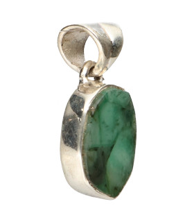 Colgante di Smeraldo in Argento Sterling 925 (4Z)