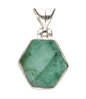 Colgante di Smeraldo in Plata de Ley 925 (6Z)