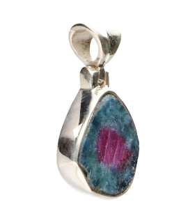 Colgante with Ruby in 925 Sterling Silver (14Z)