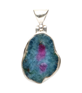 Colgante de Ruby in 925 Sterling Silver (19Z)