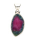 Colgante de Ruby in 925 Sterling Silver (22Z)