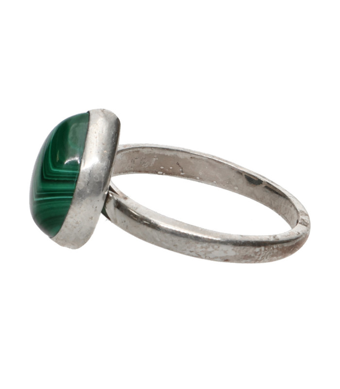 Anillo de Malachite en Argent Sterling 925 (26Z)