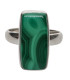 Anello di Malachite in Argento Sterling 925 (30Z)