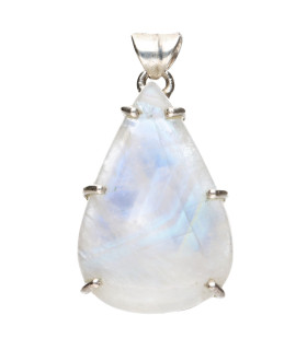 Colgante de Piedra Luna en Plata de Ley 925 (45Z)