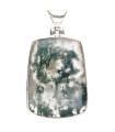 Colgante d’Agate Mousse en Argent Sterling 925 (58Z)