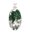Colgante of Moss Agate in 925 Sterling Silver (59Z)