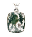 Colgante de Moss Agate en Sterling Silver 925 (61Z)